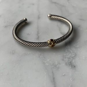 David Yurman Renaissance Single Station Bracelet with Gold